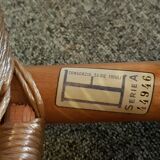 Italian braided rope chair