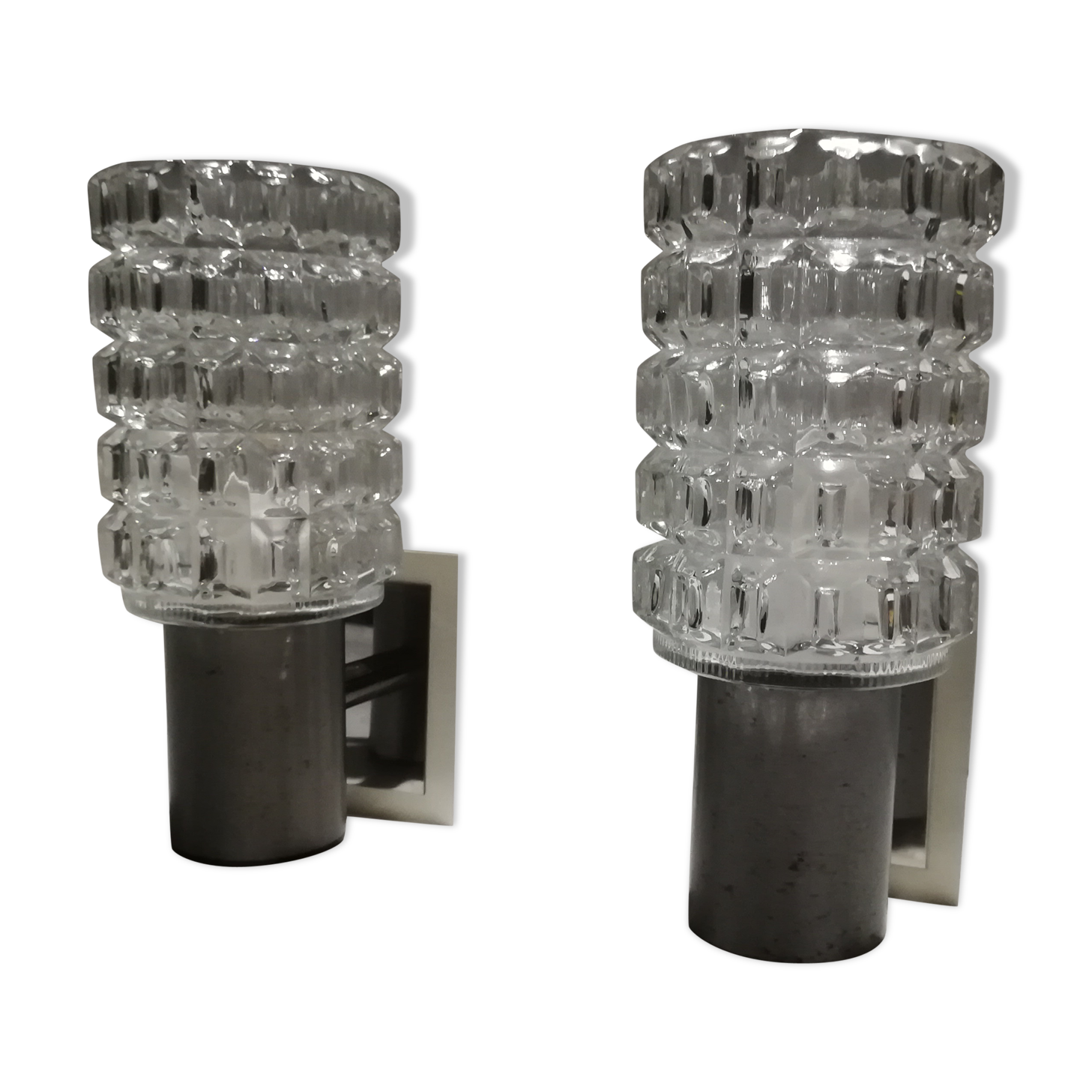 Pair wall lamps 1960