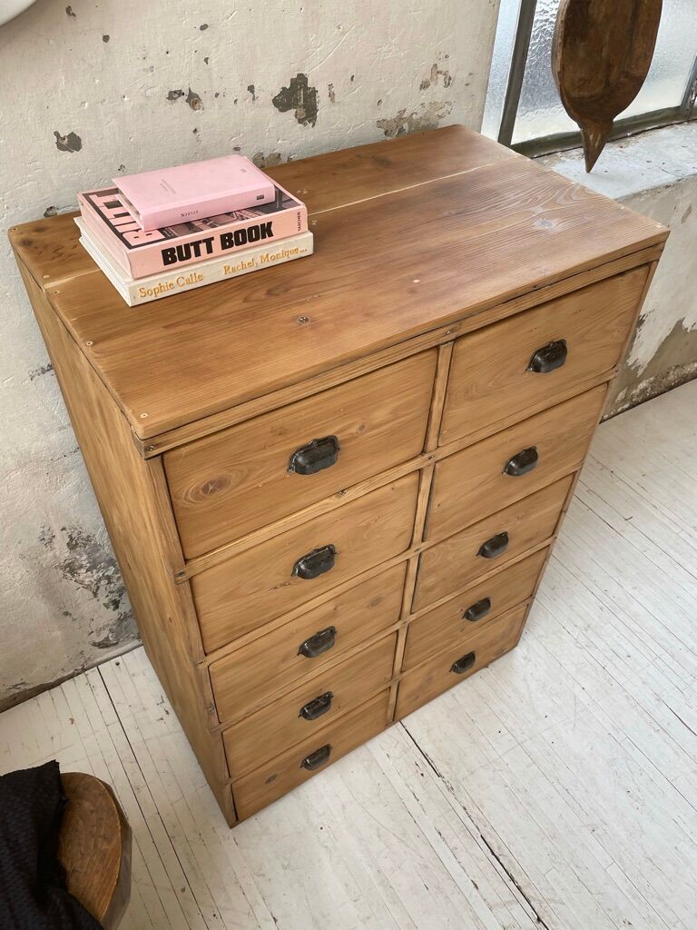 Craft furniture with drawers shell handles