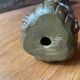 Art deco bronze candle holder