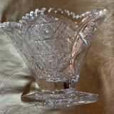 Vintage cut crystal vase