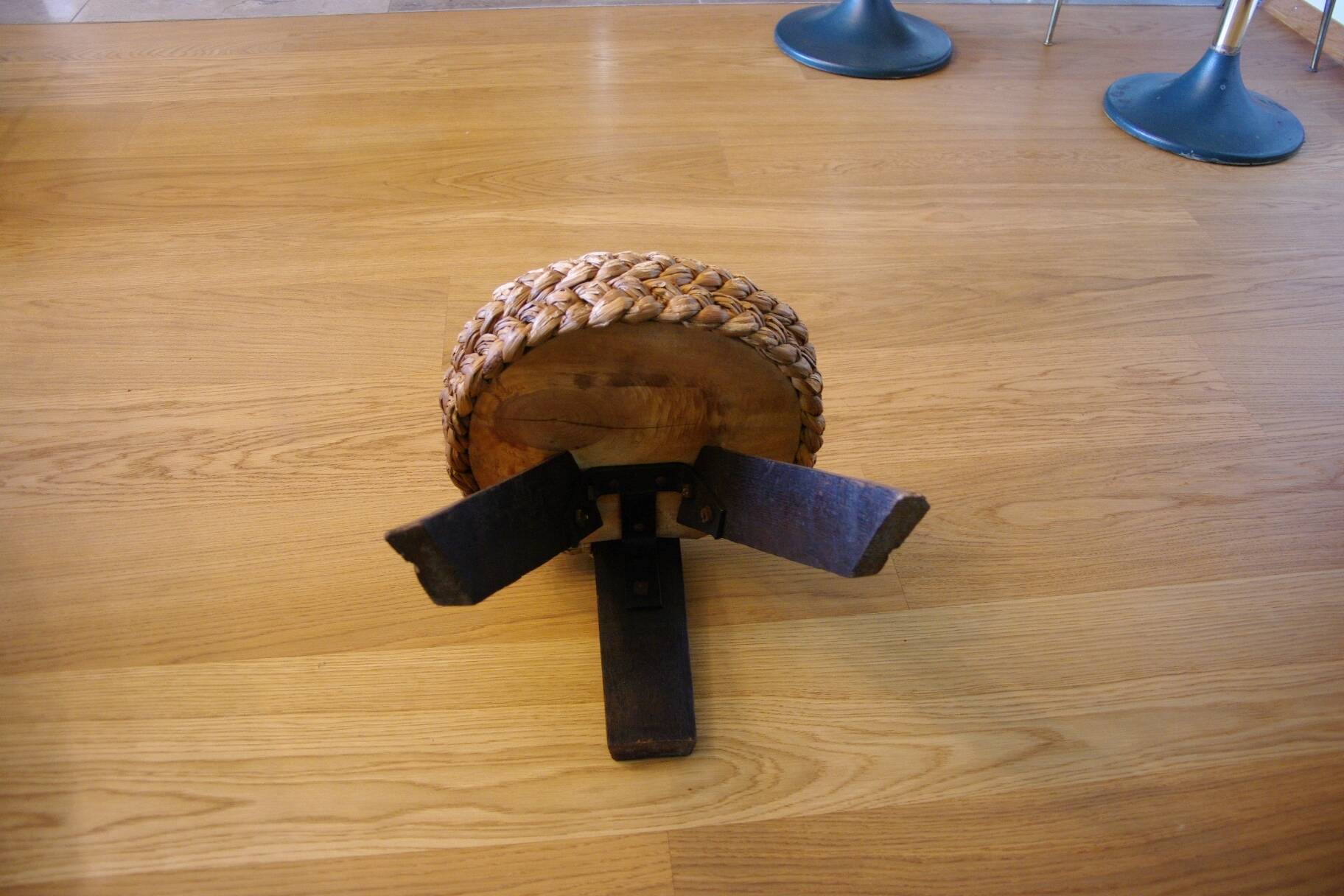 Chaise scultural brutaliste vintage 1950