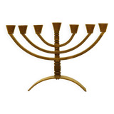 Bronze Menorah, made in Israel, 1970