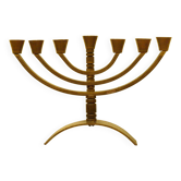 Bronze Menorah, made in Israel, 1970