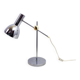 Lampe de bureau en métal chromé 1970