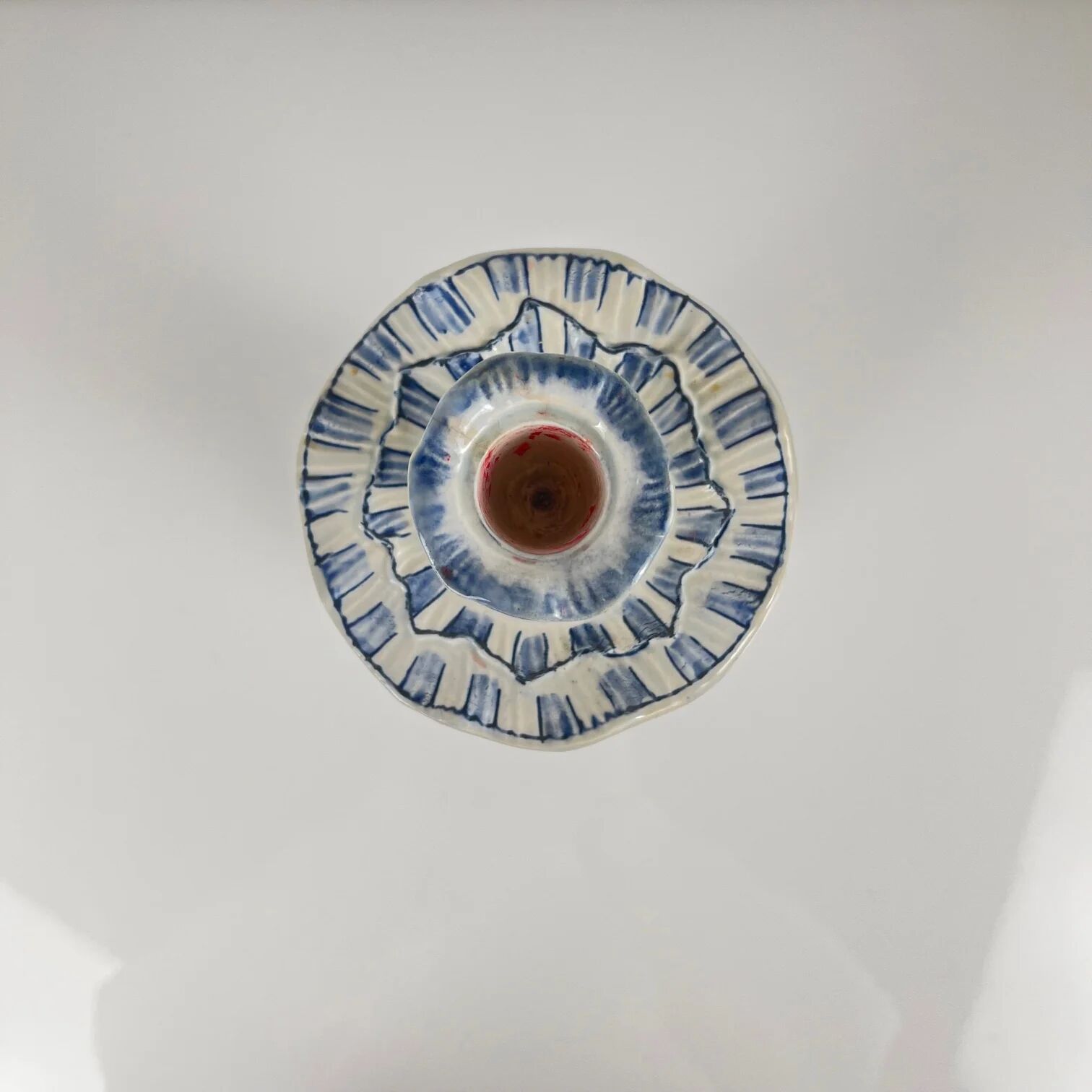 Bougeoir Delft par Royal Bonn, fin XIXe - début XXe