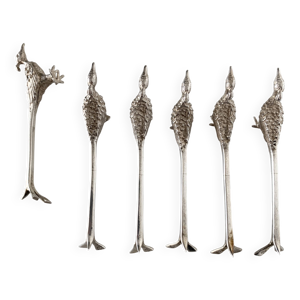 Six porte-couteaux en