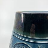 Large blue and green glazed ceramic planter • Ü Keramik • 1960-70