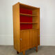 1950s vintage oak bookshelf.