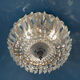 Golden ceiling lamp with crystal tassels