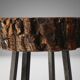Mid‑Century Rustic French Tree Trunk Stool, France 1940s