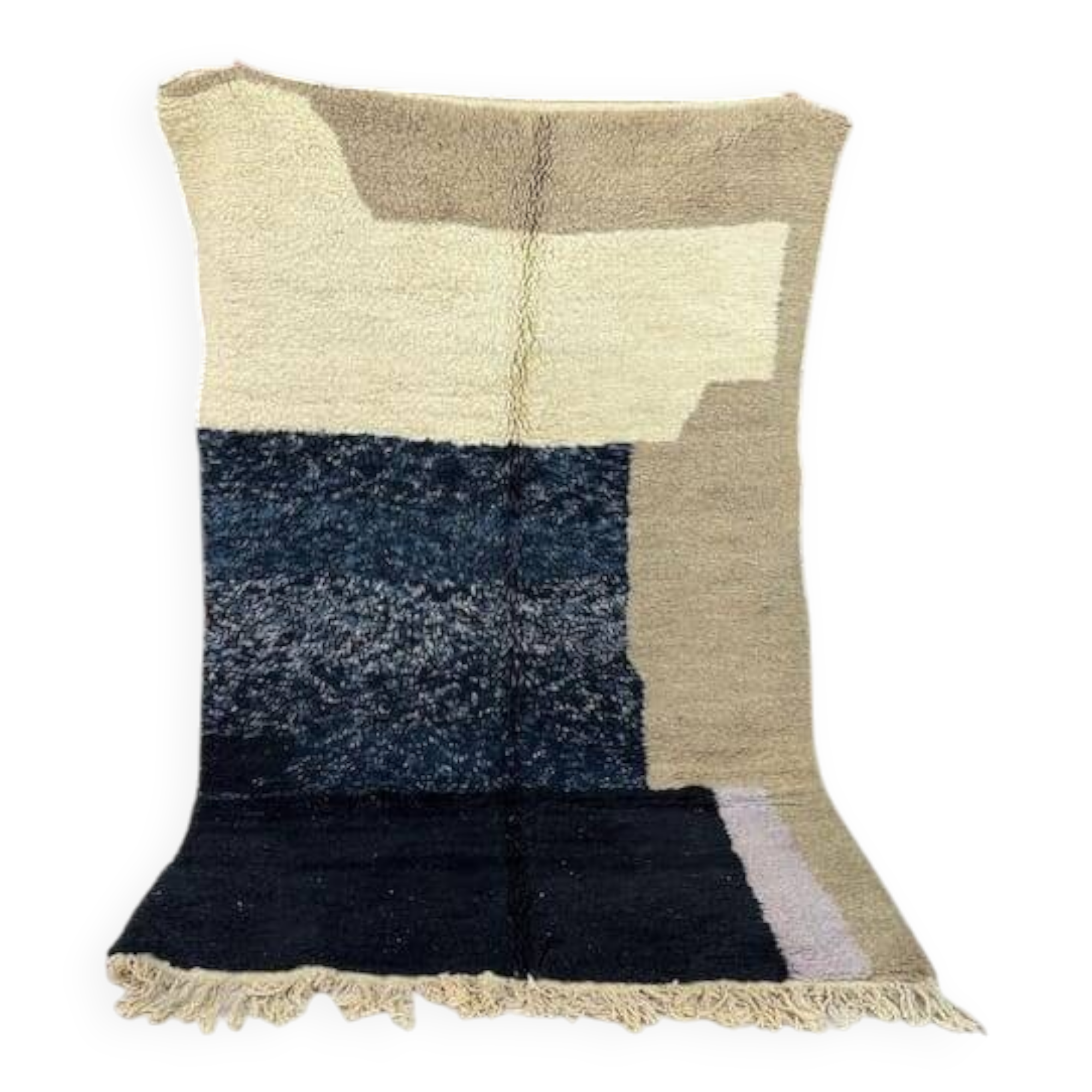 Pure natural wool rug size 200 x 300 cm