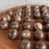 Solitaire game or mineral abacus
