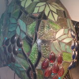 Stained glass lamp floral