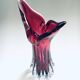 Czech Crystal Art Glass Beak Vase by Jozef Hospodka for Chribska Glassworks, 1950s