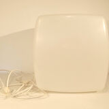 Vintage 1970s light light lamp in white plastic