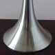 Table lamp silver lozenge and tulip foot, end of the years 70
