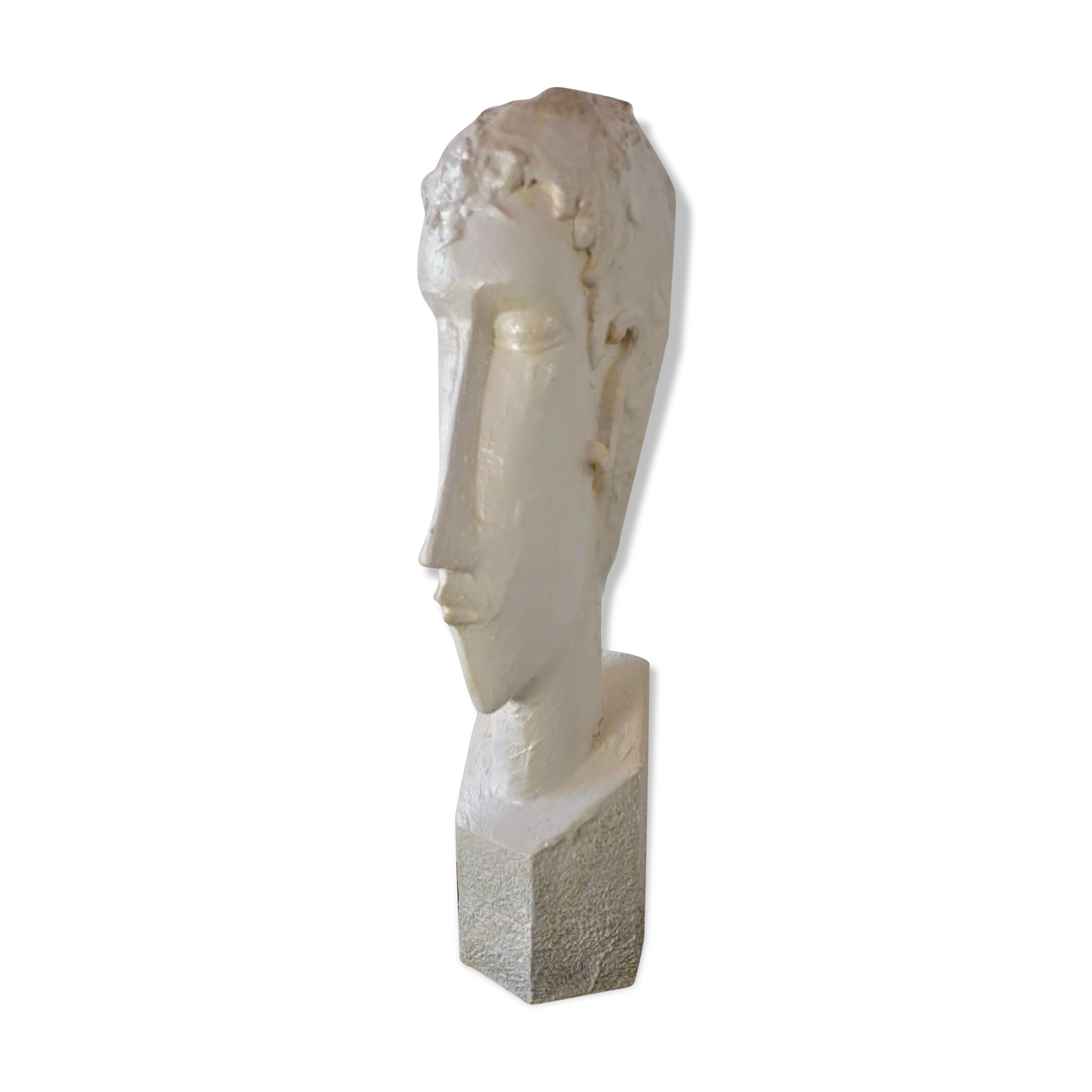 Plaster bust