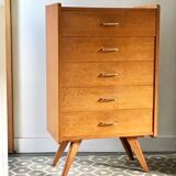 1950s chiffonnier with compass feet