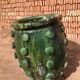 Traditional and authentic tamegroute pottery jar