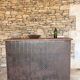 Counter/bar industrial raw metal repelled