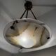 Art Deco chandelier with polychrome glass
