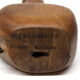 Modernist lamp foot free form in solid walnut by Richard Lecompte