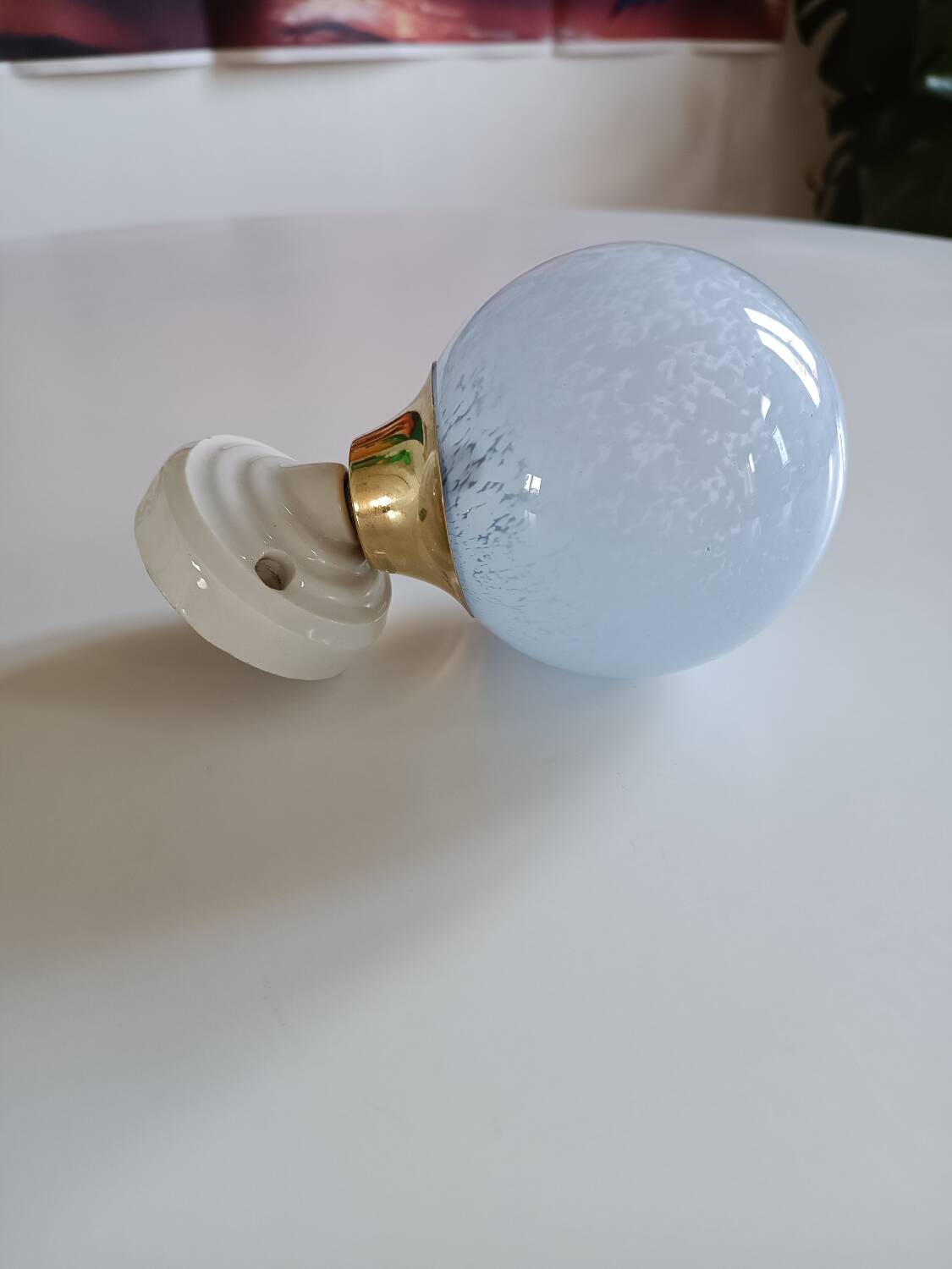 Clichy glass wall light