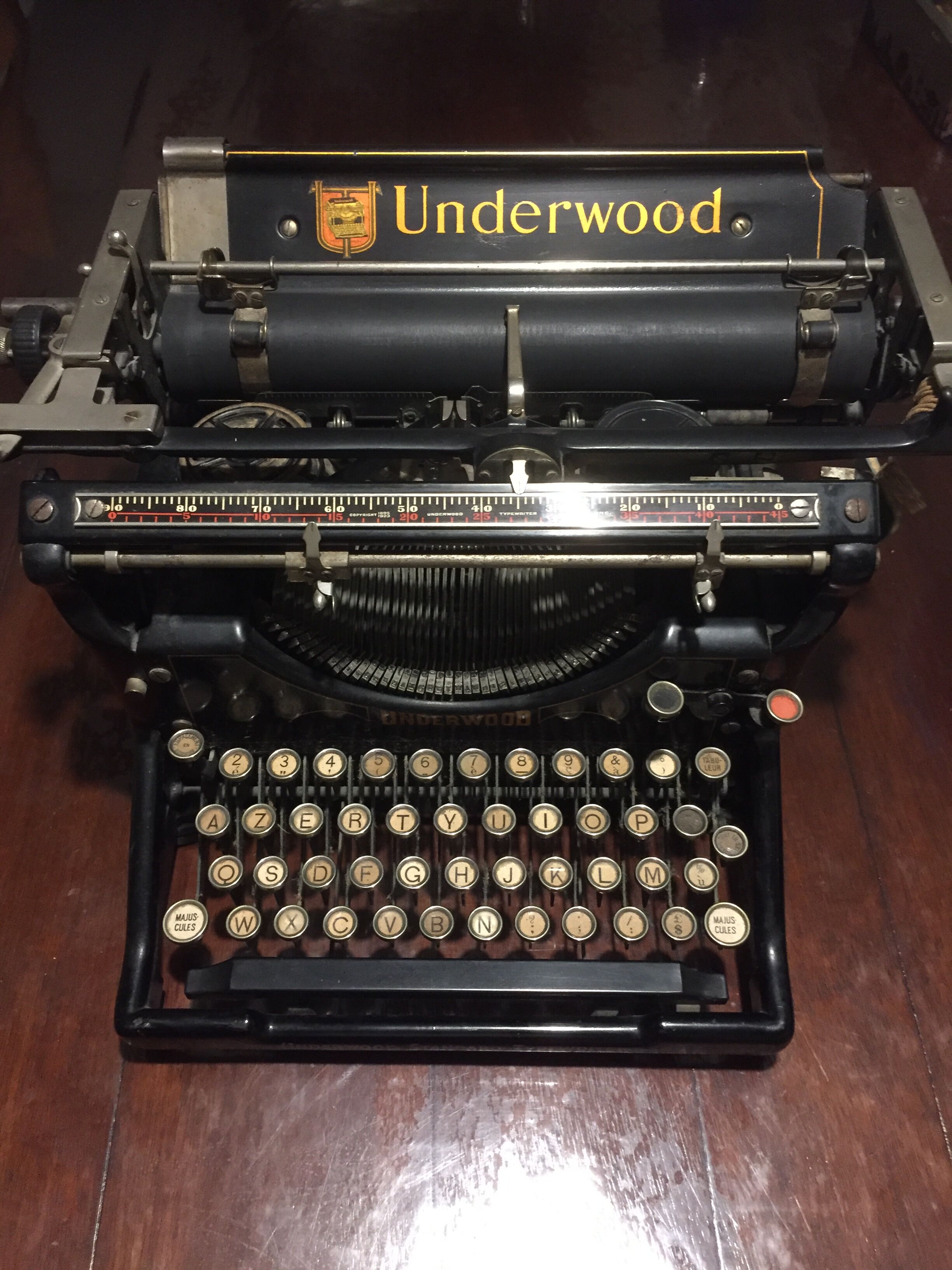 Old mark underwood typewriter
