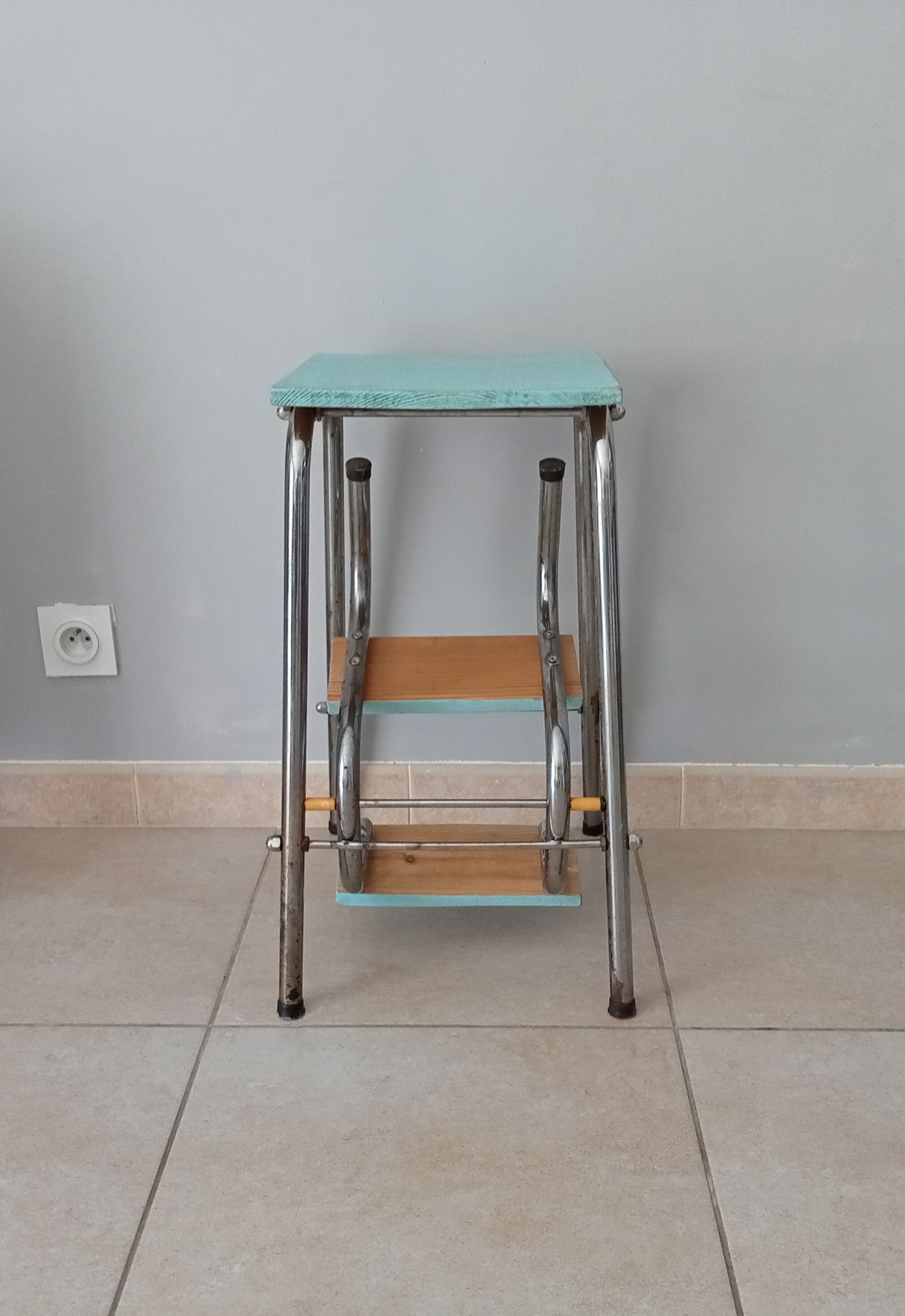 Vintage stepladder stool 70s/80s