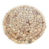 Table basse en rondins de bois
