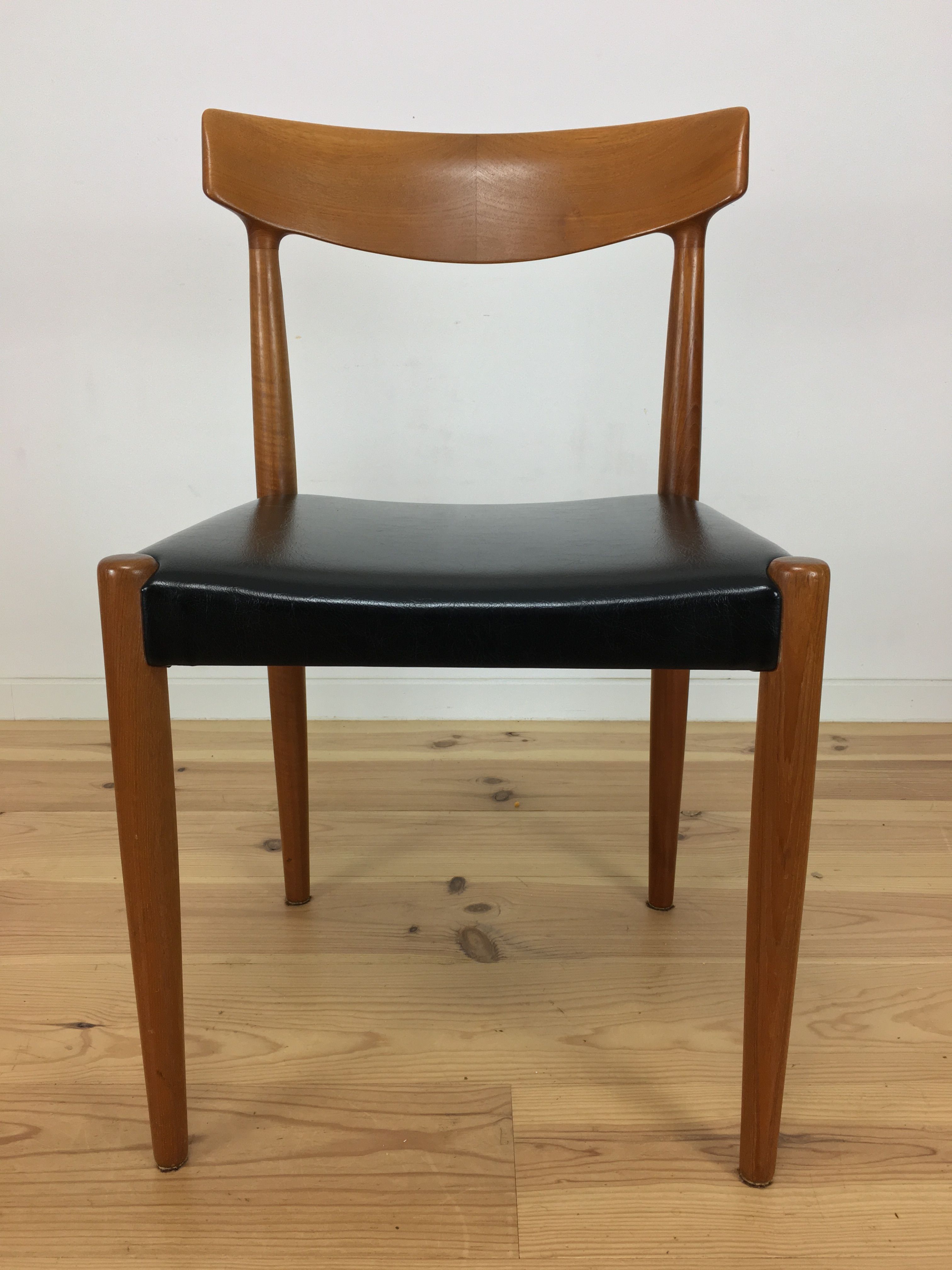 Chaise 343 par Knud Faersch pour Slagelse Mobelvaerk, scandinave, danoise