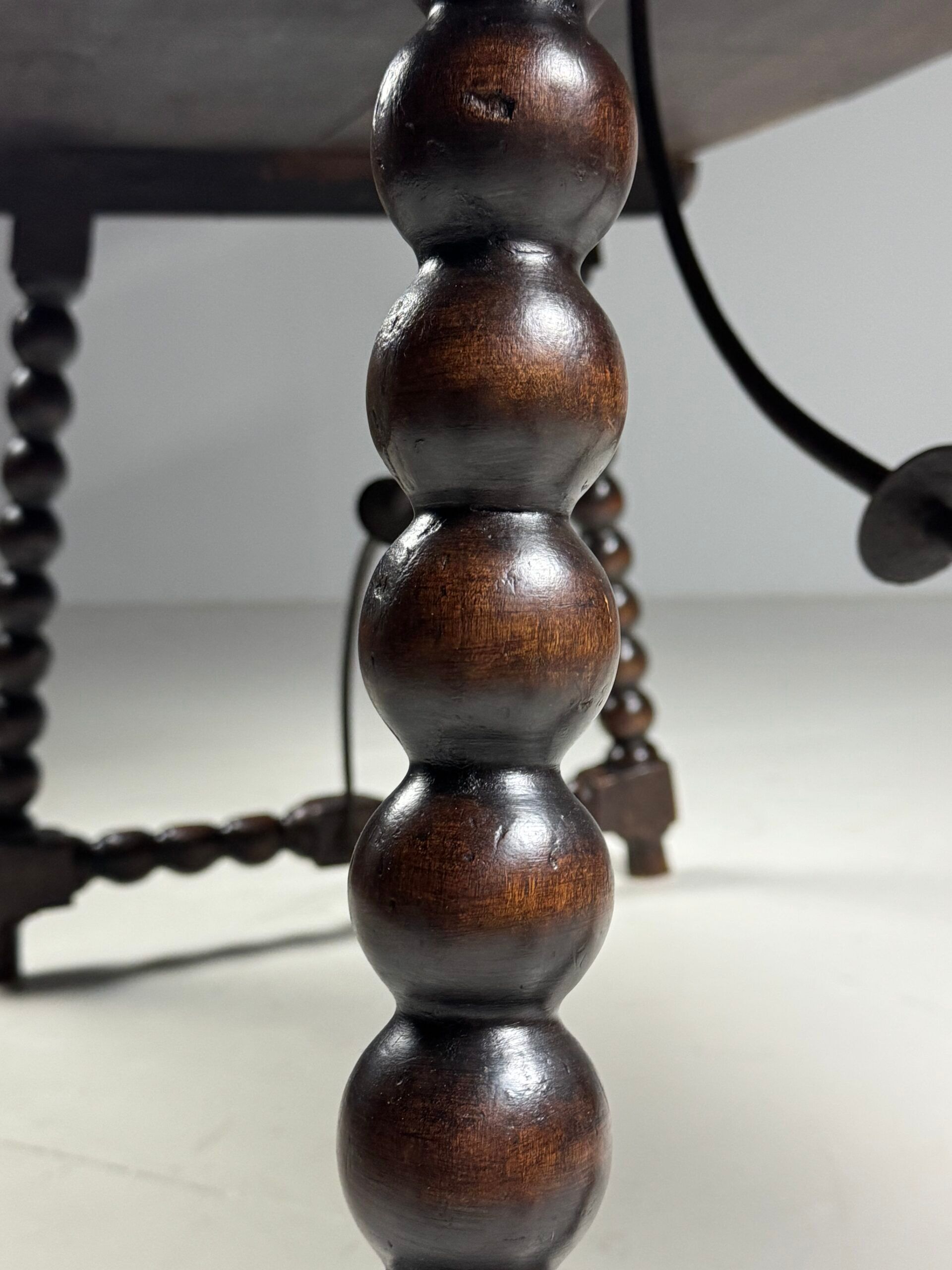 Spanish table 18th century bobbin