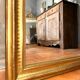 Antique Louis-Philippe mirror with pediment, 19th century