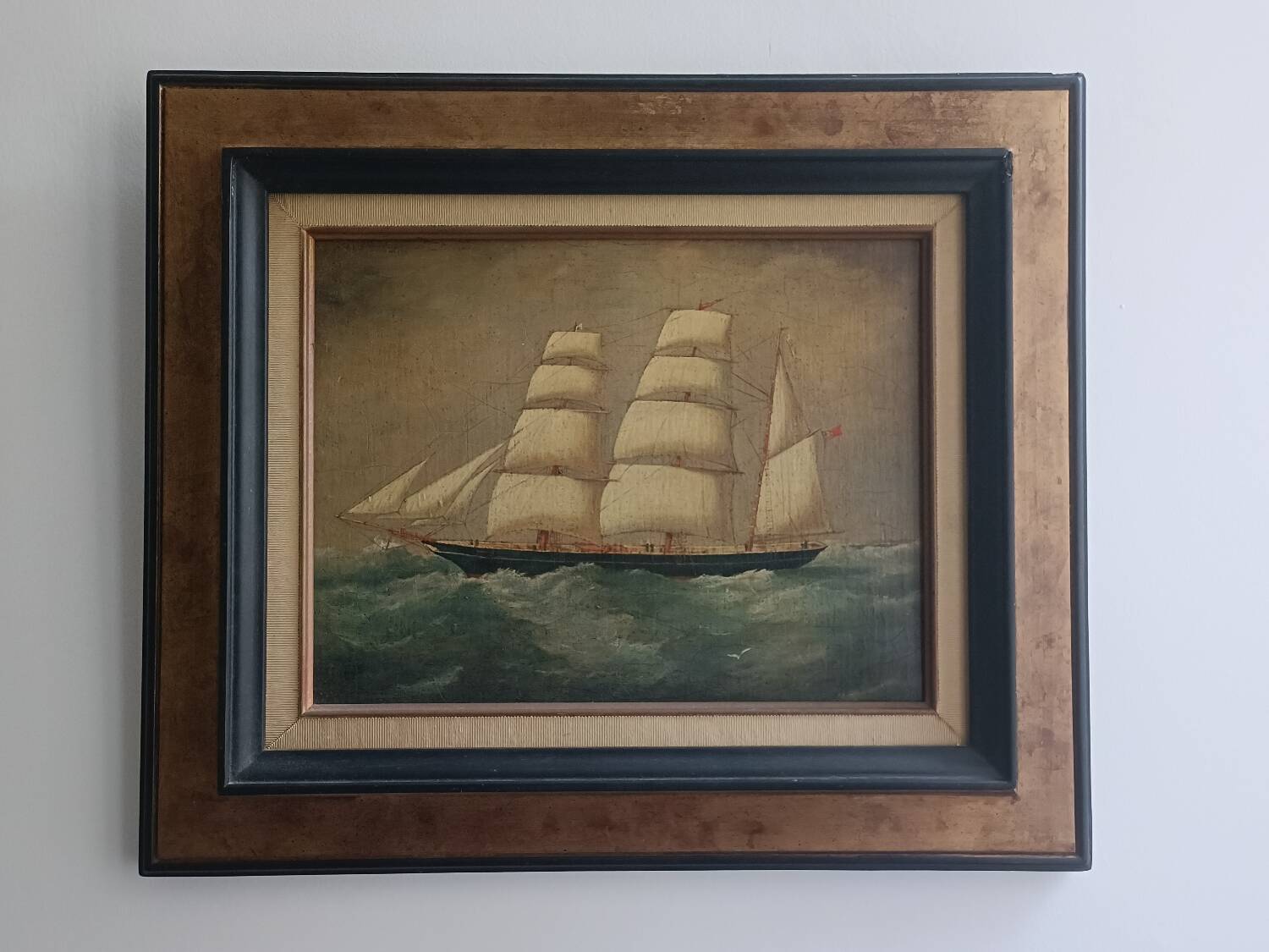 Marine, oil on canvas