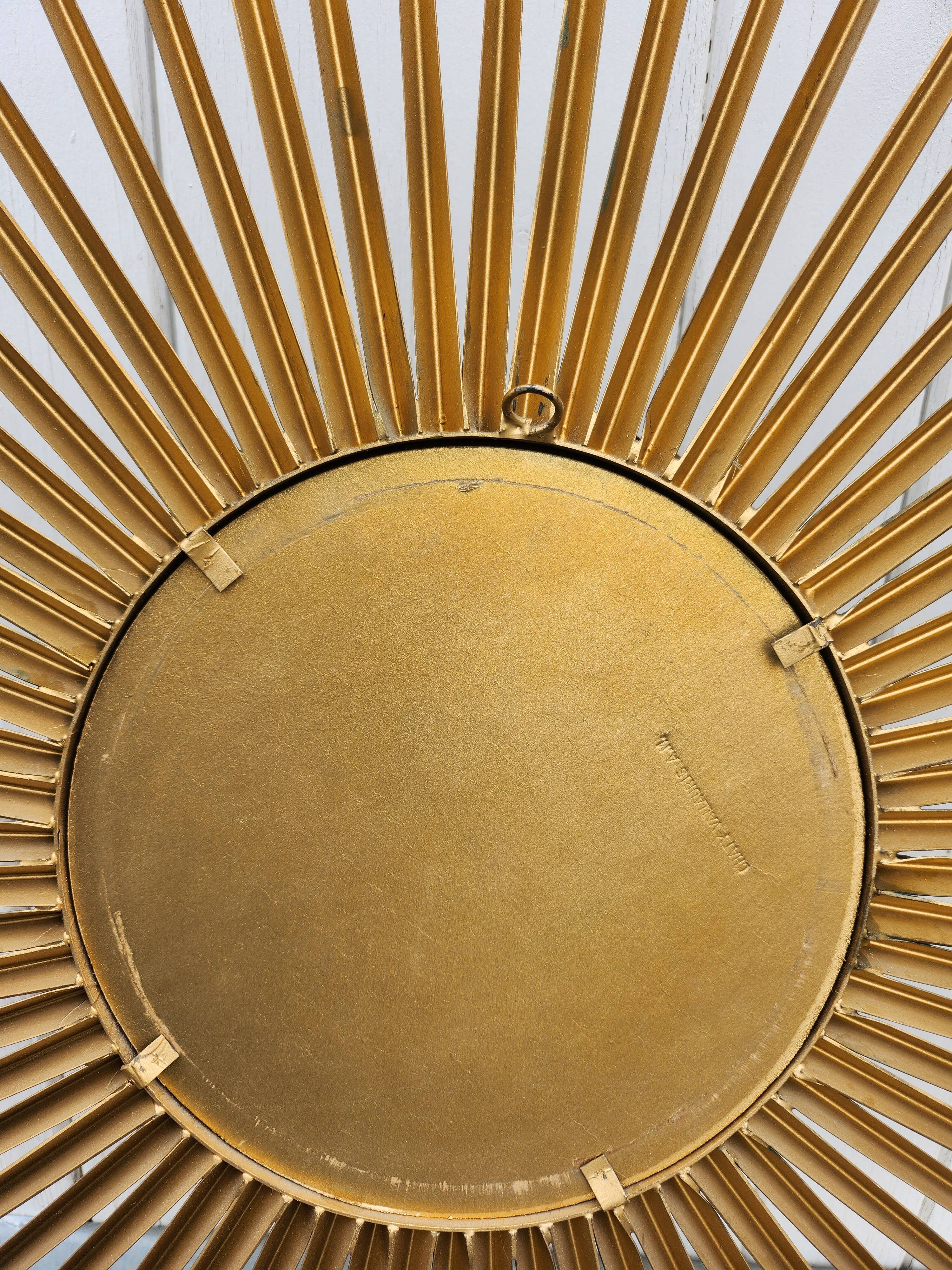Mirror sun chaty vallauris old vintage design