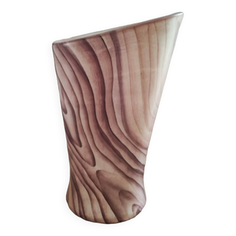 Small “tree bark” vase by Grandjean de Vallauris