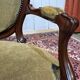 Paire de fauteuils Napoléon III XIXème en acajou
