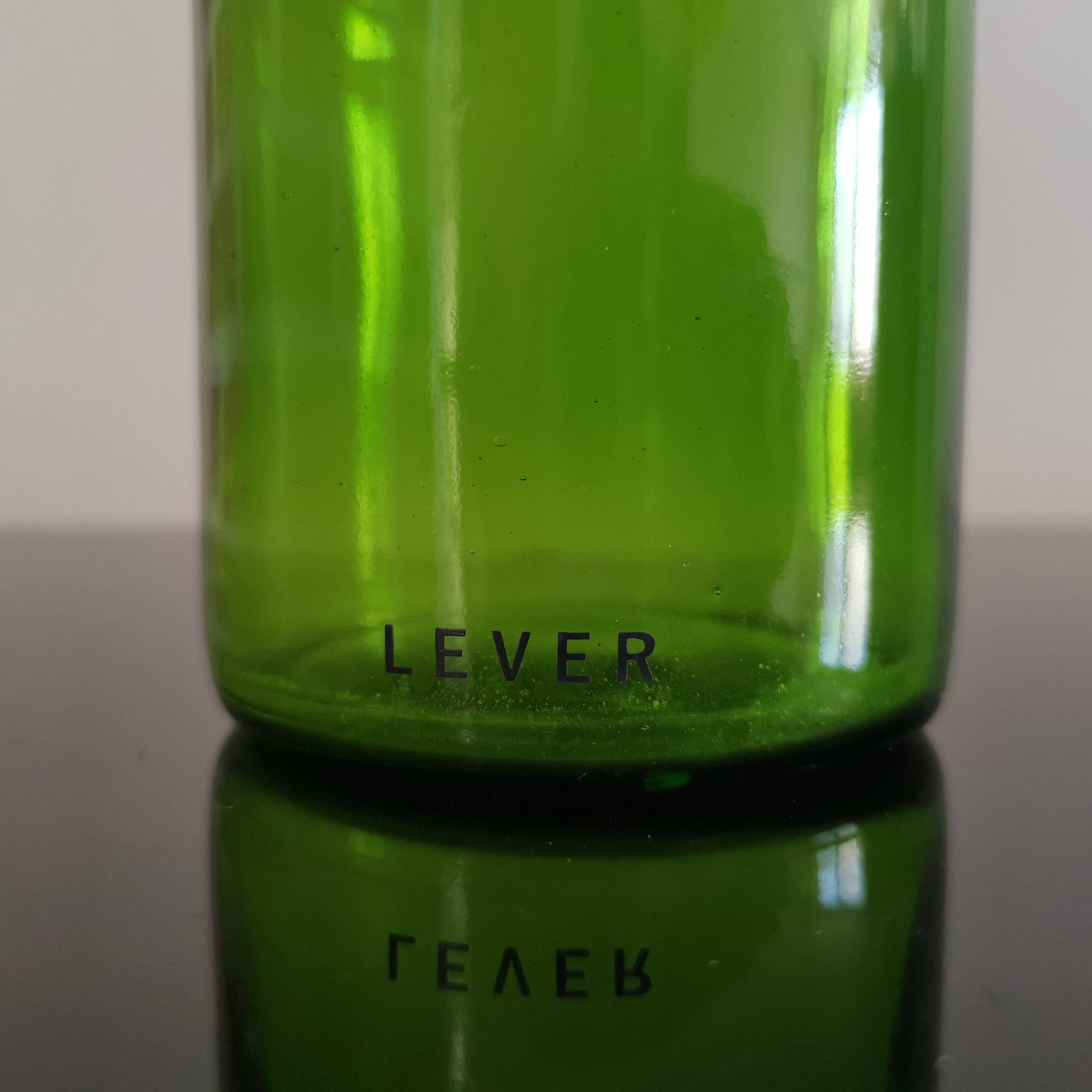 Jar or green bottle Lever 70s
