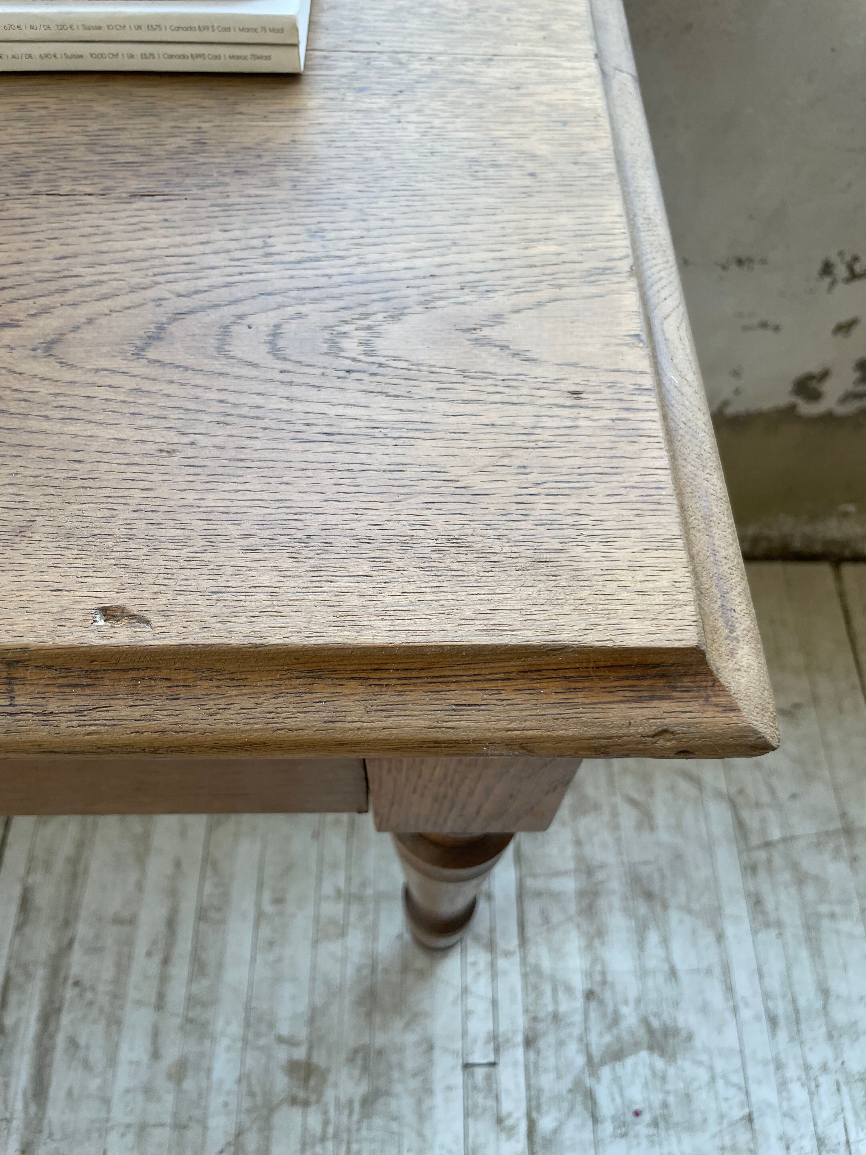 Oak table console