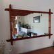 Large vintage bamboo mirror