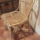 Chaise bambou/rotin