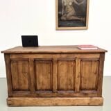 Old pine trading counter, circa 1950