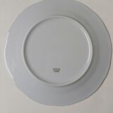 6 Limoges white porcelain plates