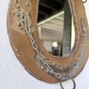 Brutalist handcrafted mirror "horse"