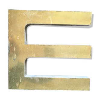 Letter brass VINTAGE sign