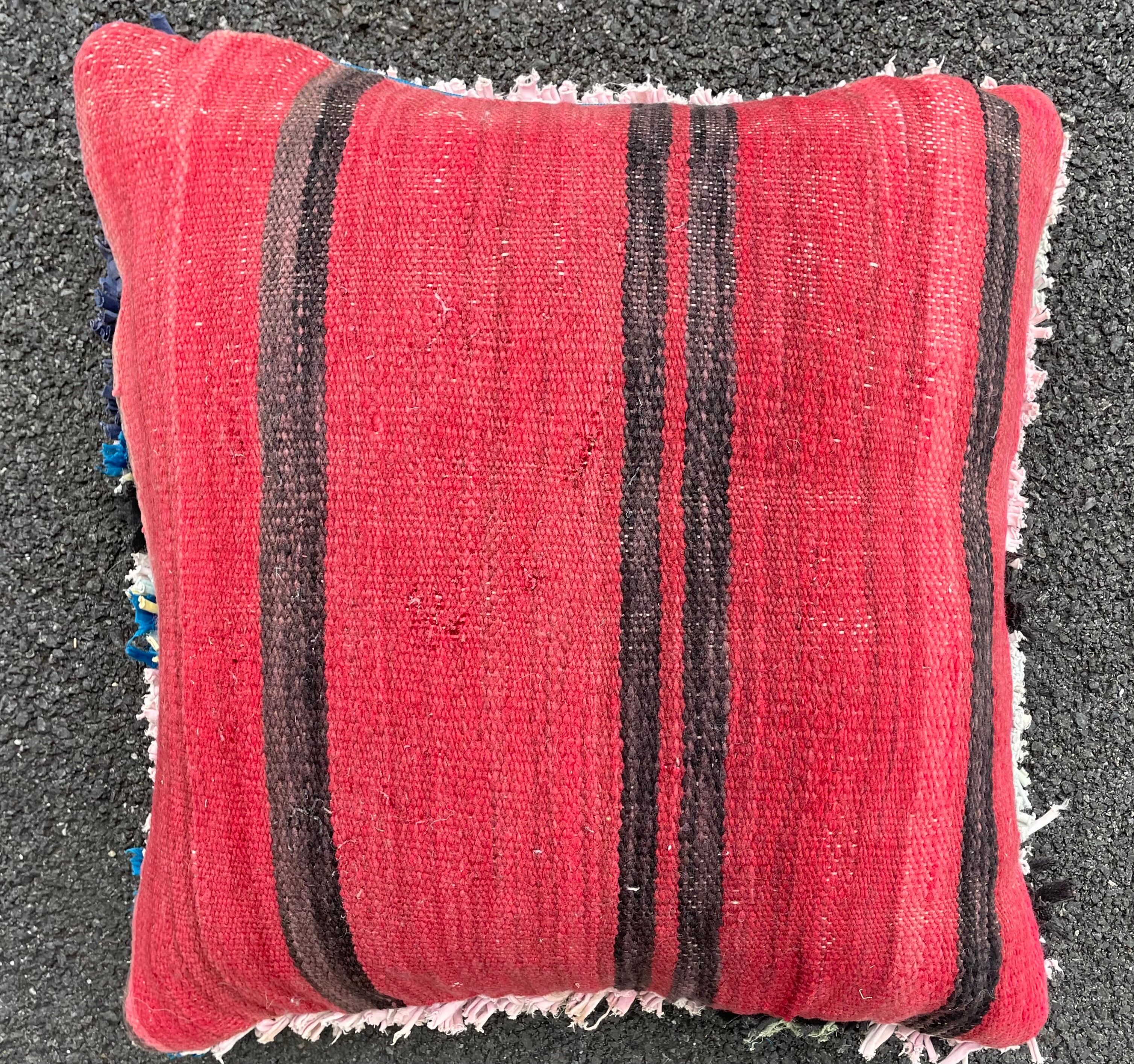 Moroccan cushion boucherouite