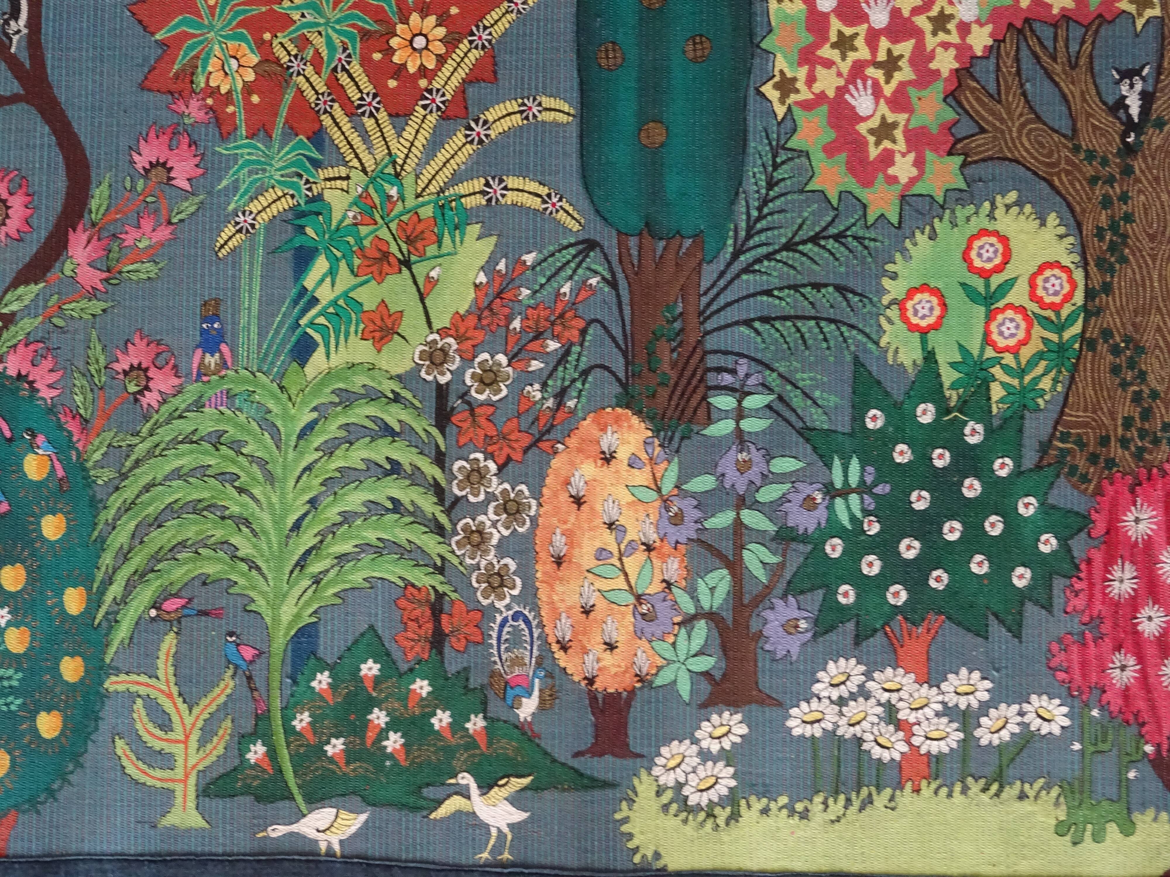 Wall tapestry hanging decoration painted exotic landscape