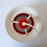 Set of 2 Danish Mid-century vintage Nevada pendant lights, orange, PH style, by Vitrika Denmark