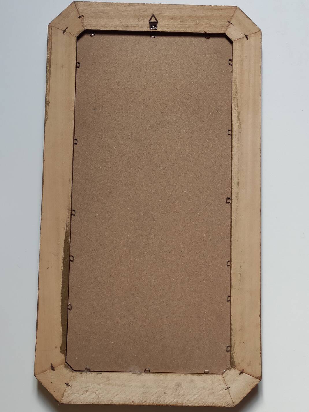 Large painted wood mirror